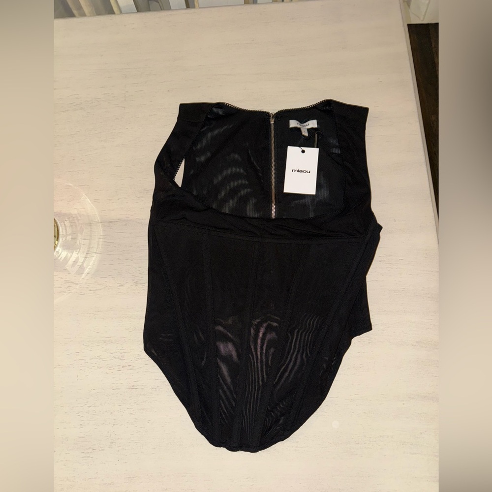Miaou Corset in Black